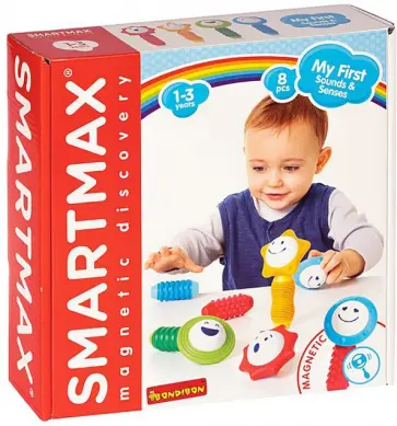 Магнитный конструктор "SmartMax. Мой первый набор погремушек" (ВВ4965) обложка книги