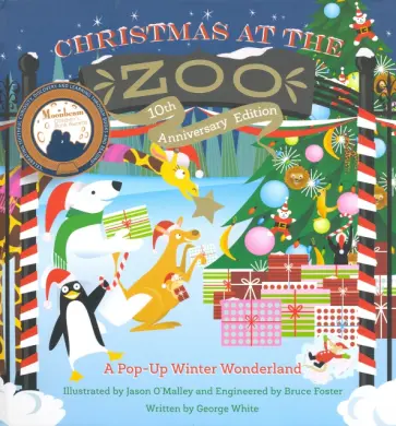 George White - Christmas at the Zoo. A Pop-Up Winter Wonderland обложка книги