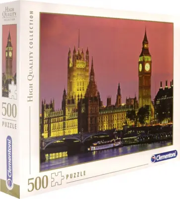Пазл-500 Вид на Вестминстерский дворец (30378) обложка книги