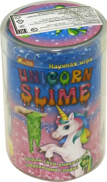 Игра научная Unicorn slime (12132028) обложка книги