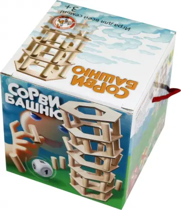 Игра для всей семьи "Сорви башню" (02985) обложка книги