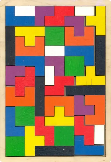 Пазл деревянный "TetrisWood" (00790) обложка книги