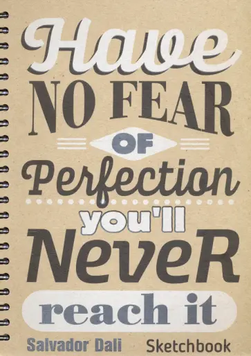 Скетчбук "Цитата Дали", А4,100 листов (01610) обложка книги