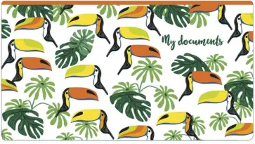 Папка для документов 26х14 см пластиковая Туканы (53234) Папка для документов 26х14 см пластиковая Туканы (53234) обложка книги