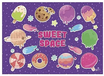 Плёнка цветная для уроков труда Вкусняшки обложка книги