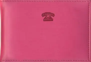 Телефонная книга ВИННЕР МАЛИНОВЫЙ,115*80 мм, 48 листов (30430) обложка книги