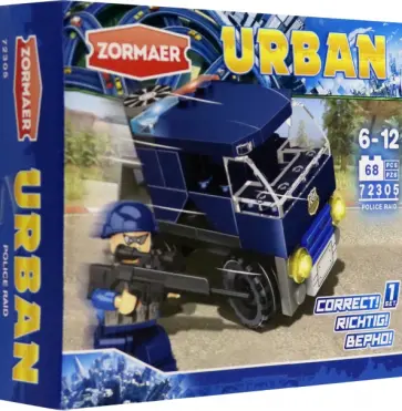 Конструктор Police raid, полицейская машина (79803) обложка книги