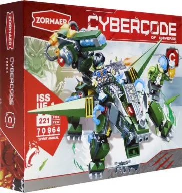 Конструктор робот Spirit animal. Зеленый (79827) обложка книги