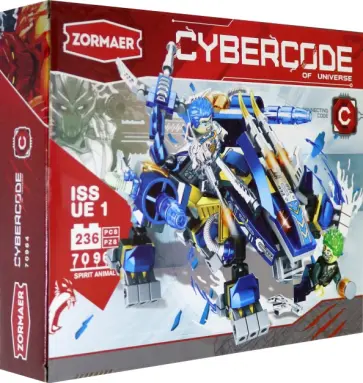 Конструктор робот Spirit animal. Синий 236 элементов (79830) обложка книги