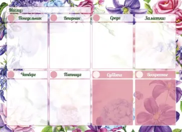 Магнитный планер. Цветы обложка книги