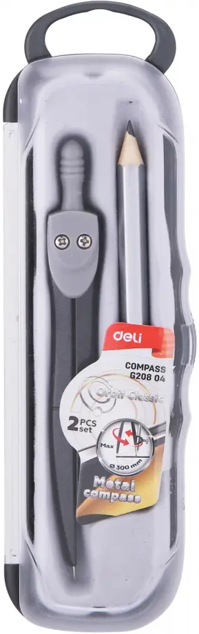 Циркуль металлический в комплекте: карандаш (EG20804) обложка книги