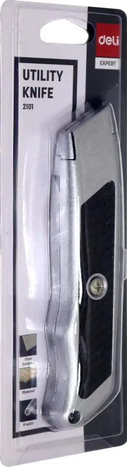 Нож канцелярский серебряный Expert (E2101) обложка книги