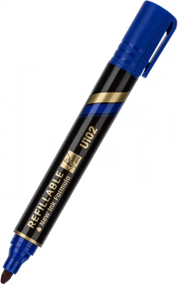 Маркер перманентный "Mate", синий (EU10230) Маркер перманентный "Mate", синий (EU10230) обложка книги