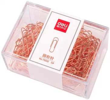 Скрепки металлические 29 мм золотистые 160 штук (78510) Скрепки металлические 29 мм золотистые 160 штук (78510) обложка книги