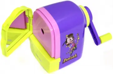 Точилка для карандашей механическая "Mirror", 1 отверстие, в ассортименте (ER10004) обложка книги