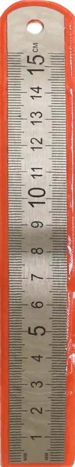 Линейка 15 см сталь нержавеющая двойная шкала (160164) обложка книги