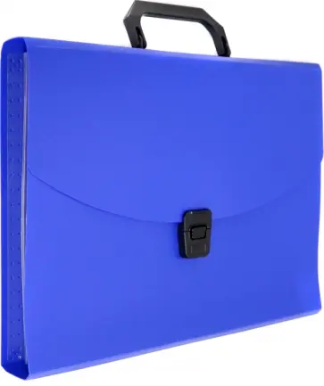 Портфель для документов, 6 отделений, A4, синий (BPP6BLUE) Портфель для документов, 6 отделений, A4, синий (BPP6BLUE) обложка книги