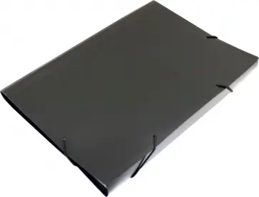 Папка-портфель, 6 отделений, A4, черная Папка-портфель, 6 отделений, A4, черная обложка книги