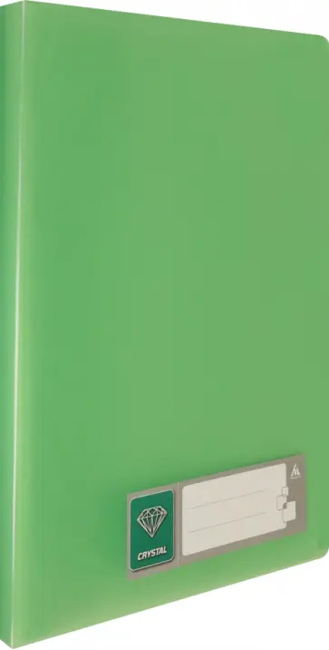 Папка с 30 прозрачными вкладышами (A4, пластиковая, зеленая), (CR30GRN) обложка книги