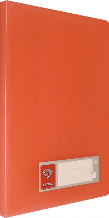 Папка с 30 прозрачными вкладышами, A4, красная (CR30RED) обложка книги