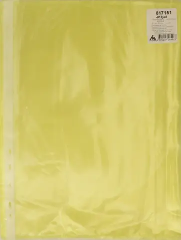 Папка-вкладыш, А4+, 50 штук, желтая Папка-вкладыш, А4+, 50 штук, желтая обложка книги