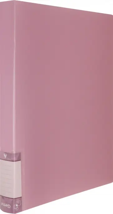 Папка с металлическим зажимом (А4, пластиковая, розовая), Gems (GEM07CPIN) обложка книги