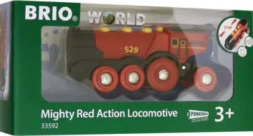 BRIO Локомотив красный (33592) обложка книги