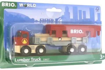 Brio Грузовик для перевозки брёвен (33657) обложка книги