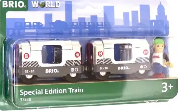 Brio Поезд метро "Металлик" из 2 вагонов (33838) обложка книги