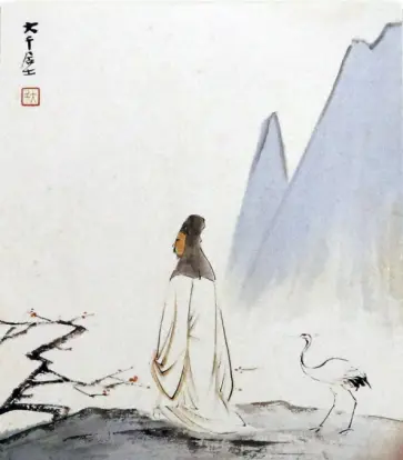 Комплект открыток Чжан Дацянь, 10 штук обложка книги