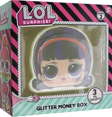 Копилка блестящая LOL, в ассортименте (LOL664017) обложка книги