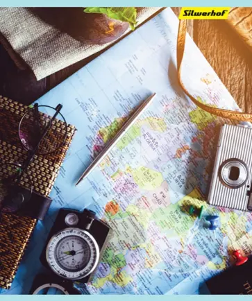 Тетрадь 48 листов, Путешествия, 4 вида (812023-55) обложка книги