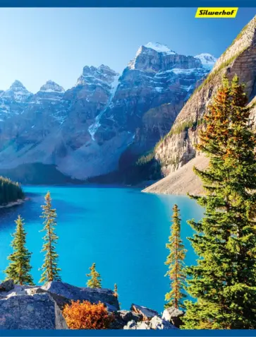 Тетрадь 80 листов, клетка, А4, "Горные пейзажи", в ассортименте (810024-74) обложка книги