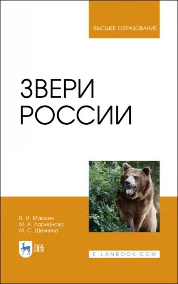 Машкин, Ларионова - Звери России. Учебное пособие Машкин, Ларионова - Звери России. Учебное пособие обложка книги