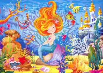 Пазл-рамка-24 РУСАЛОЧКА №12 (П24-2516) обложка книги