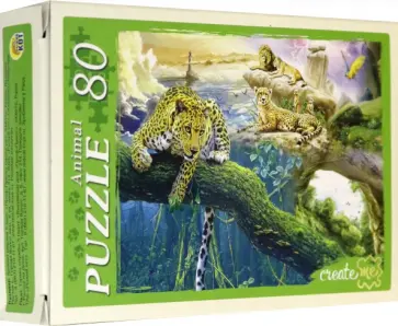 Puzzle-80 ДИКИЙ МИР ассортимент (П80-0213) обложка книги
