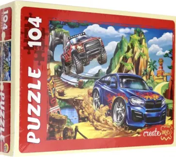 Puzzle-104 КРУТЫЕ МАШИНКИ №4 (П104-4883) обложка книги
