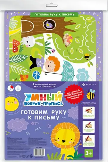 Умный коврик-пропись ГОТОВИМ РУКУ К ПИСЬМУ (50603) Умный коврик-пропись ГОТОВИМ РУКУ К ПИСЬМУ (50603) обложка книги