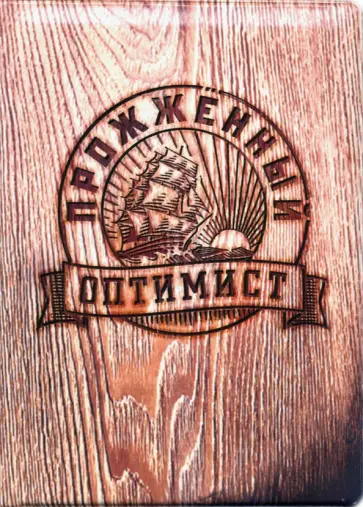 Обложка для паспорта Прожжённый оптимист обложка книги