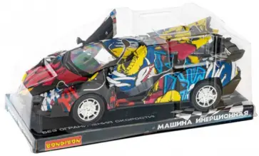 Инерционная машина с открывающимися дверьми "Парк Техники" (ВВ4608) обложка книги