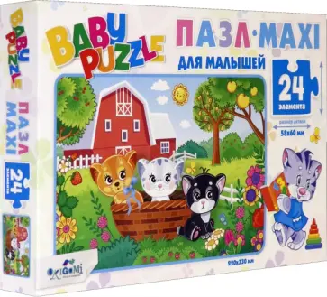 Baby Puzzle. Пазл-24. Три котенка (05777) обложка книги
