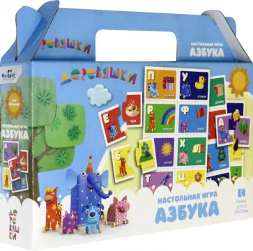 Деревяшки. Настольная игра "Азбука" (05706) обложка книги