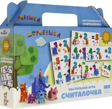 Деревяшки. Настольная игра "Считалочка" (05707) обложка книги