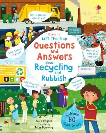 Katie Daynes - Questions and Answers about Recycling and Rubbish обложка книги