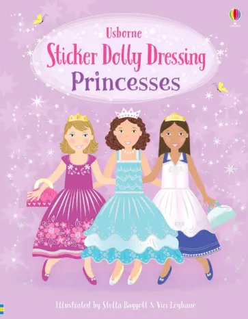 Fiona Watt - Sticker Dolly Dressing. Princesses обложка книги