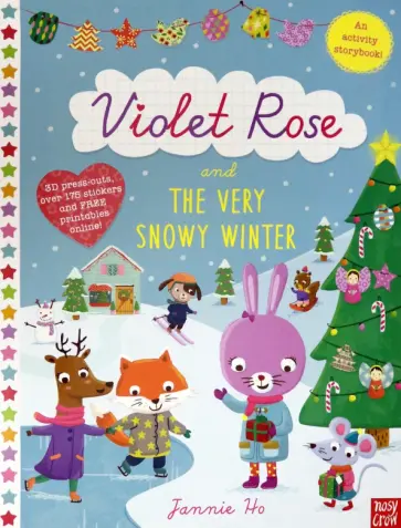 Jannie Ho - Violet Rose and the Very Snowy Winter Sticker Activity Book обложка книги