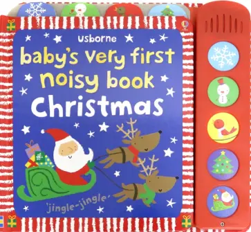 Fiona Watt - Baby's Very First Noisy Book Christmas обложка книги