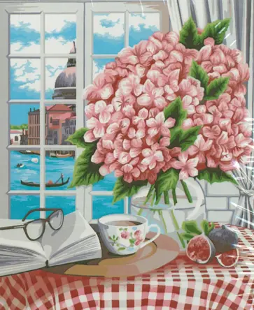 Рисование по номерам "Утро в Венеции", 40х50 см (B103) обложка книги