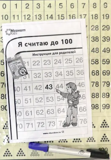 Магнитные игры. Я считаю до 100 Магнитные игры. Я считаю до 100 обложка книги