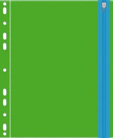 Папка для документов пластиковая А5 зеленая (48210) обложка книги